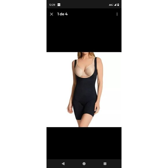 Leonisa Undetectable Step-In Mid-Thigh Body Shaper 018483 XL XLARGE BLACK - Picture 1 of 10